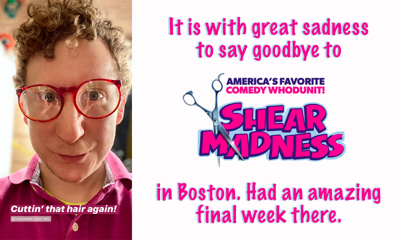 Shear Madness Boston - Closes after 40 years